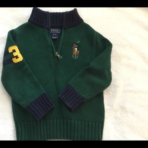 Ralph Lauren Quarter Zip Sweater